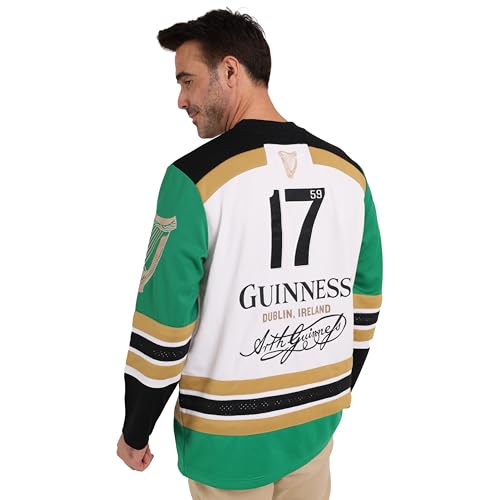 Guinness Hockey Jersey Embroidered Polyester Athletic Shirt Official Merchandise Branded Hockey Jersey