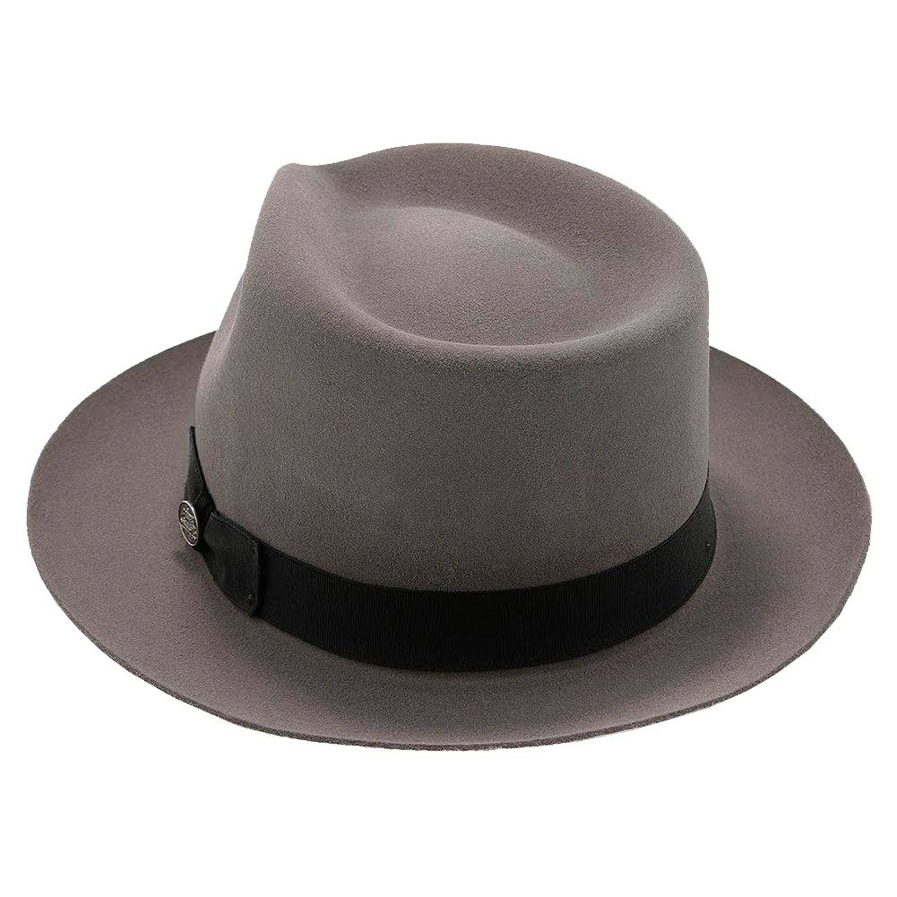 Stetson Chatham Fur Felt Fedora Hat: Size: 7 1/4 Caribou