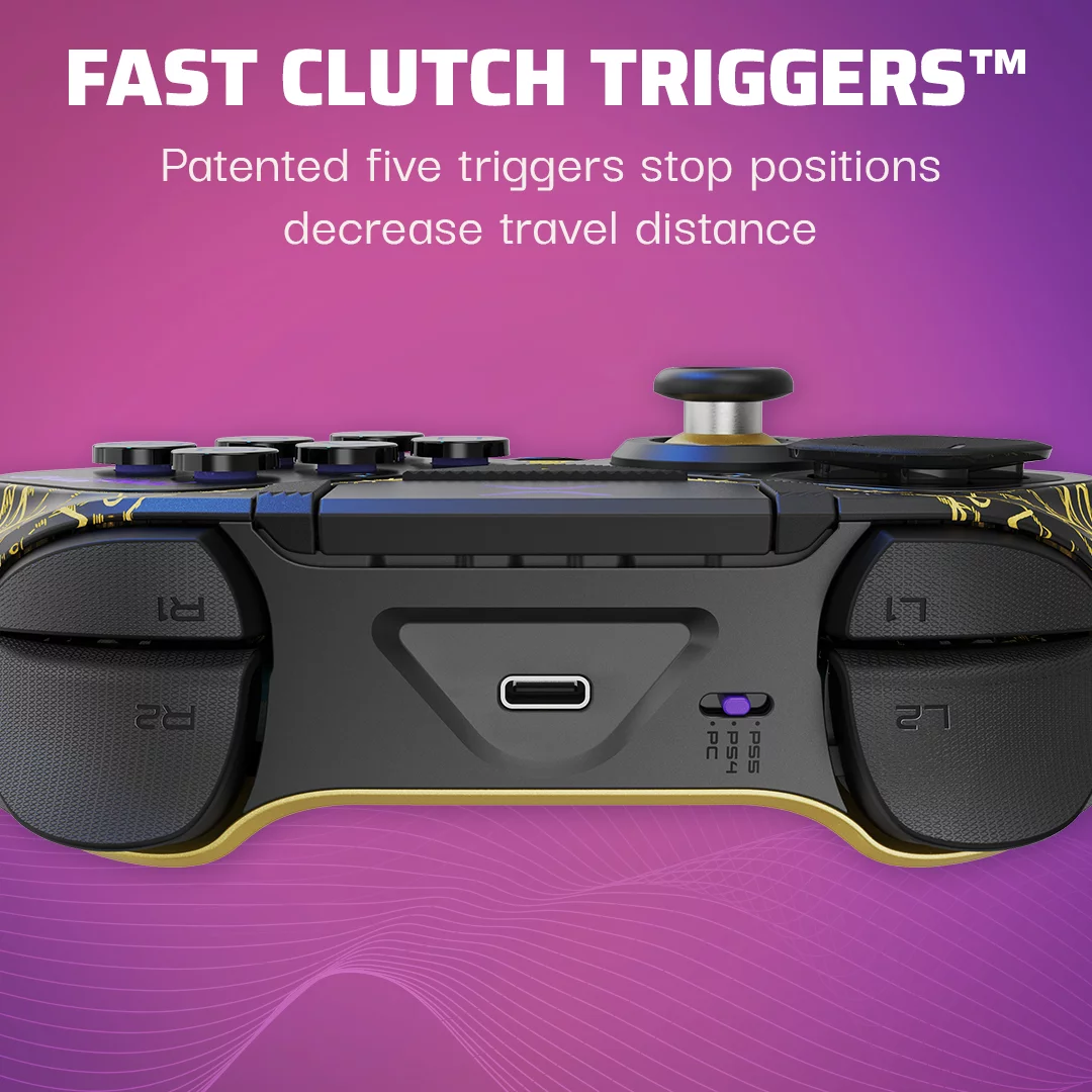 Call of Duty Modern Warfare 2 Victrix Pro BFG Wireless PlayStation 5 Controller for PS4/PS5/PC - COD MW2 Las Almas Golden Cartel Edition