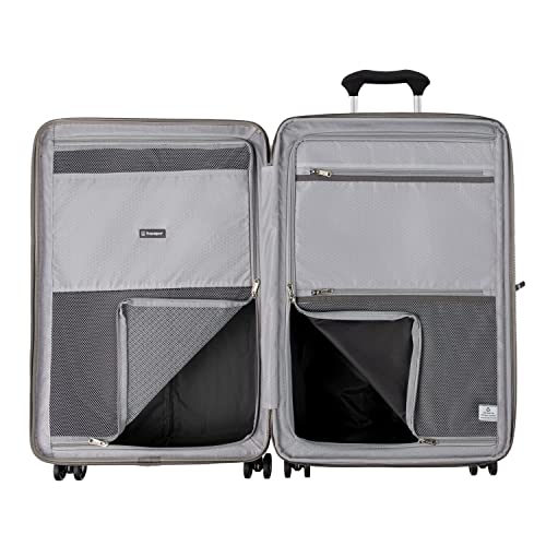Travelpro Maxlite Air Hardside Expandable Carry on Luggage, 8 Spinner Wheels, Lightweight Hard Shell Polycarbonate Suitcase, Shadow Grey