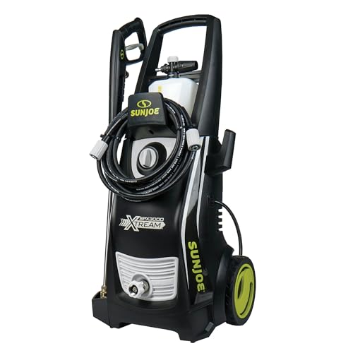 Sun Joe Electric Pressure Power Washer, 2030 PSI (PWMA Certified), 1.2 GPM, Dual Soap Tanks, (35-FT GFCI Water-Safe, Power Cord), SPX3000