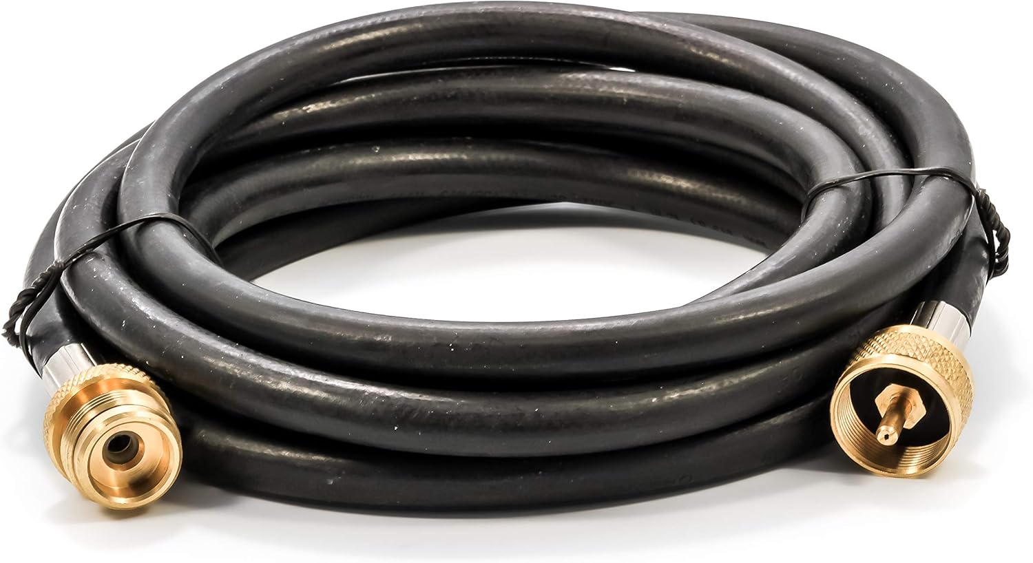 Camco Propane Brass 4 Port Tee- Comes with 5ft and 12ft Hoses