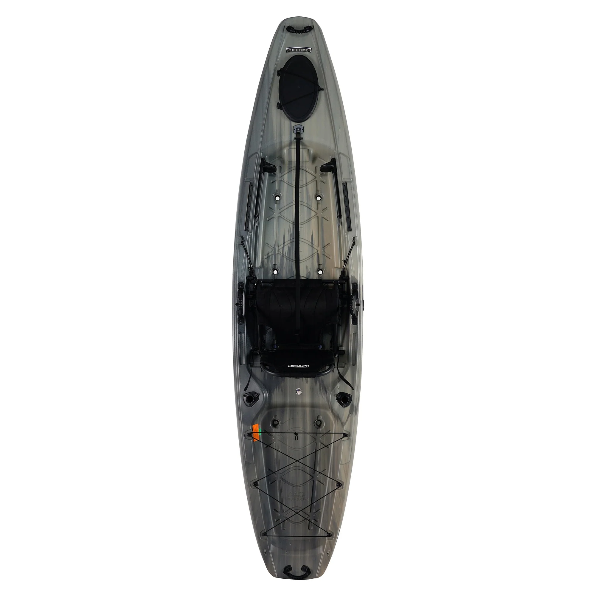 Lifetime Yukon Angler 116 inch Sit-on-Top Fishing Kayak, Lightning Fusion (90846)