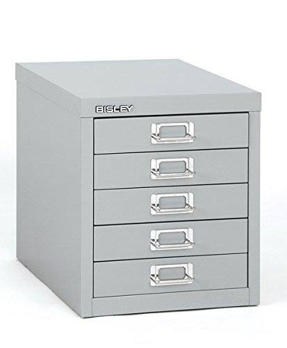 Bisley 5 Drawer Steel Desktop Multidrawer Storage Cabinet