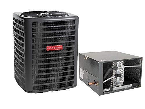 Goodman 2 Ton 13 SEER Air Conditioner GSX130241, Coil CHPF2430B6, Horizontal Coil CHPF2430B6 - Smart Home Appliances