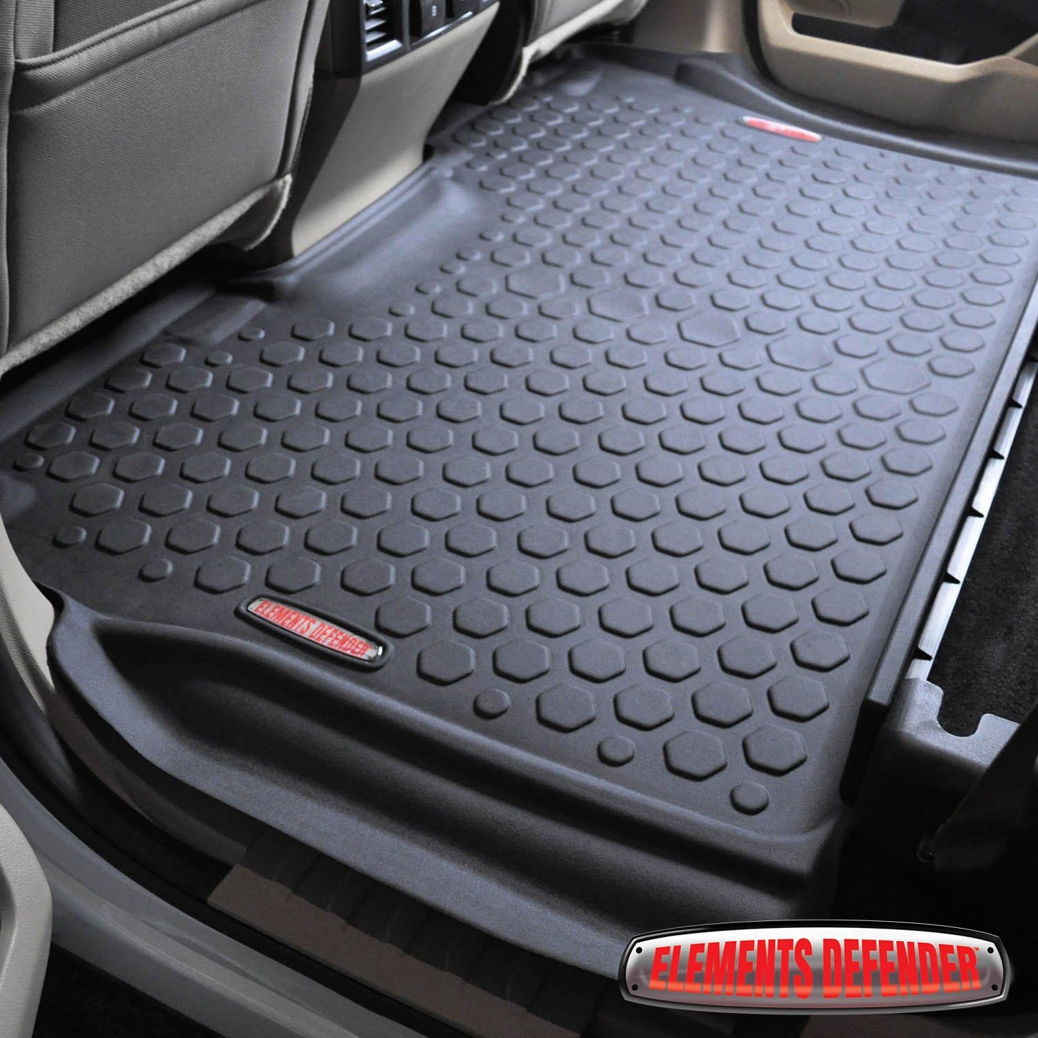 2015 - 2017 Ford F-150 Floor Mats (FRONT & REAR LINERS - 100% WEATHER RESISTANT) Fits Crew Cab F150 Trucks in 2015,2016 & 2017 Models
