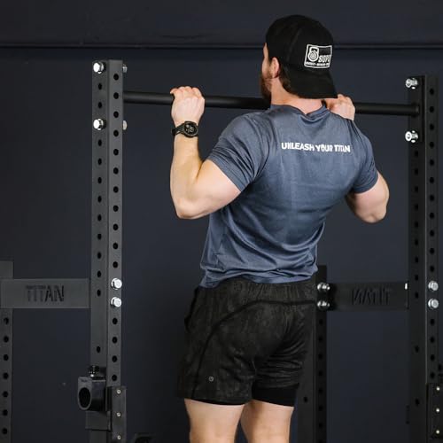 Titan Fitness T-3 Series Half Rack Conversion Kit for T-3 Series Tall or Short Squat Stand, 1,000 LB Capacity