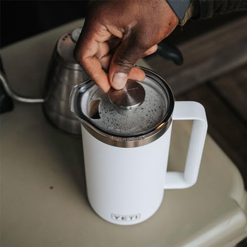 YETI Rambler French Press Coffee Maker, with GroundsControl Filter