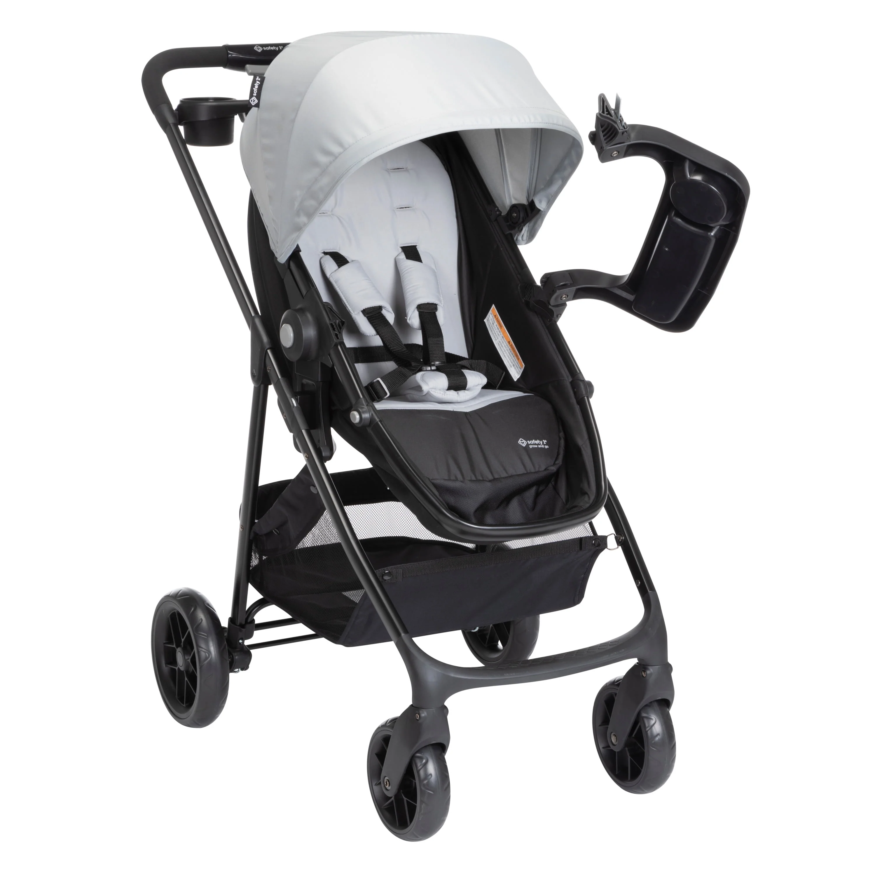 Safety 1st Grow and Go Sprint Modular Travel System Stroller with Rear-Facing Infant Car Seat, Whisper Grey