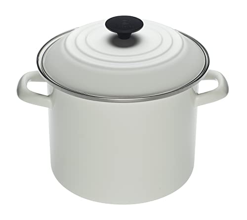 Le Creuset Enamel on Steel Stockpot, 10 qt., Olive