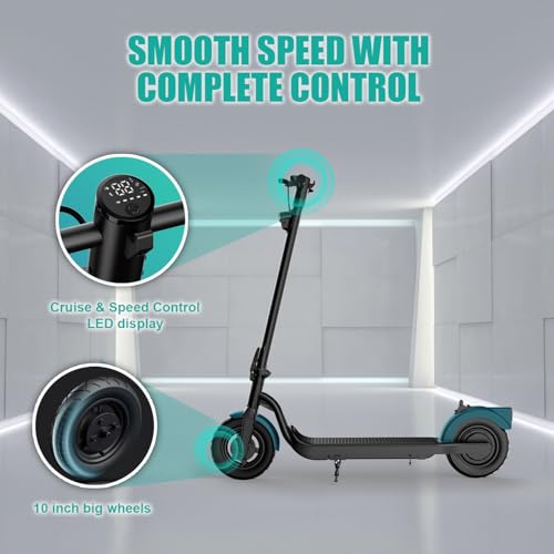 Electric Scooter Adults, Foldable 8.5" Tires E Scooter for Adults, 19 Mph, 350W Motor Fast Cooter