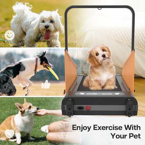 Dog Treadmill for Small Medium Dog, Pet Dog Running Machine Exercise Training Dogs with Remote Control, Indoor Dog Pacer with Pre-Set Exercise Program