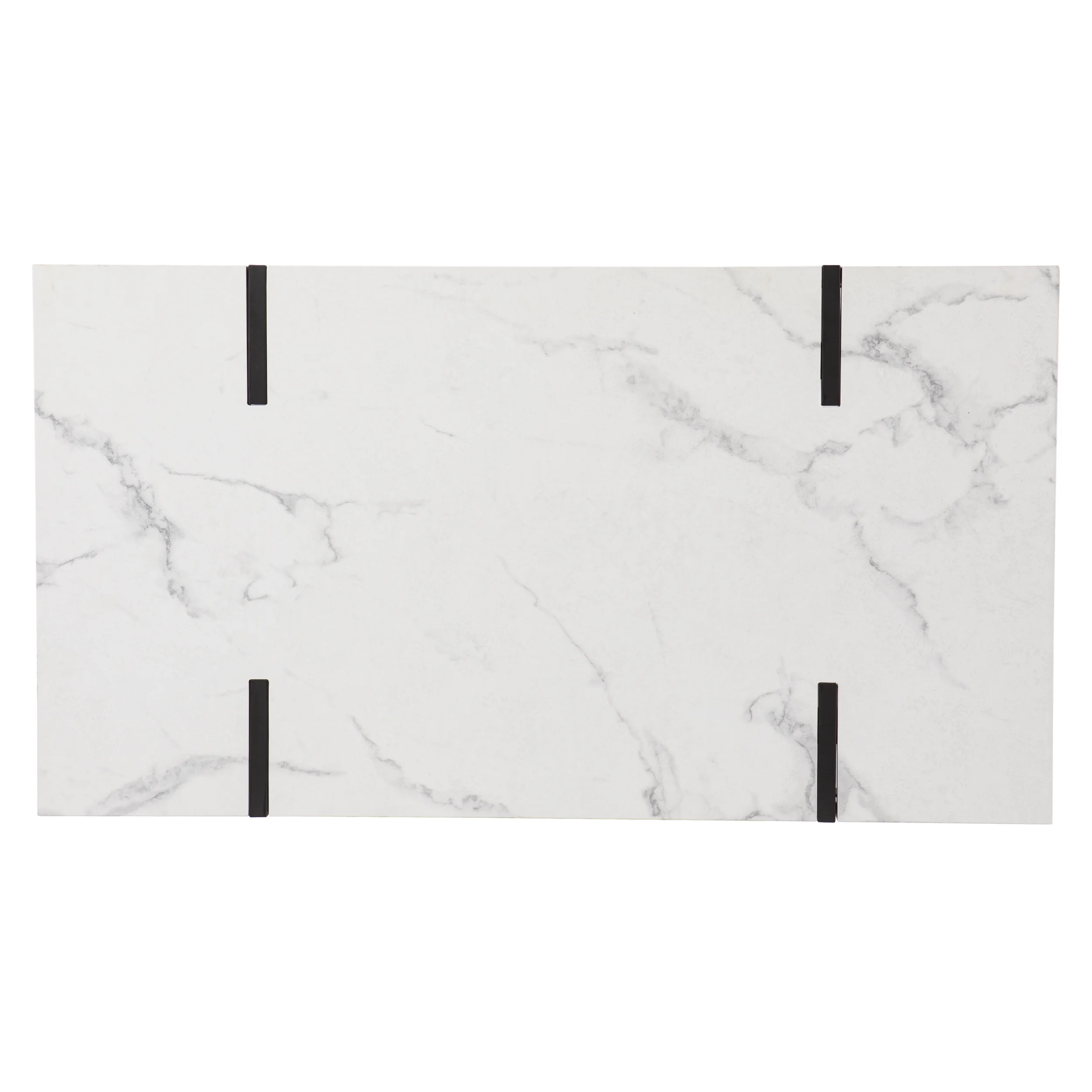 Southern Enterprises Rahilee Modern Rectangle Faux Marble Cocktail Table