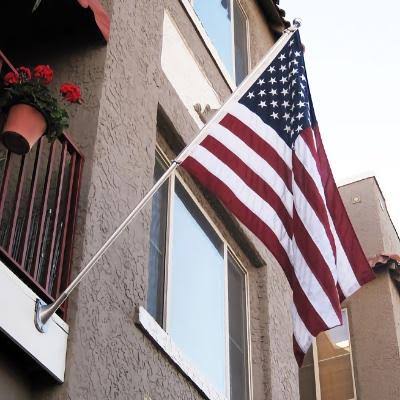 Professional Grade Wall Flag Pole