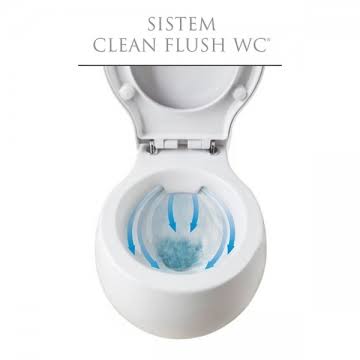 Scarabeo Planet Wall-Mounted Clean Flush 8105CL