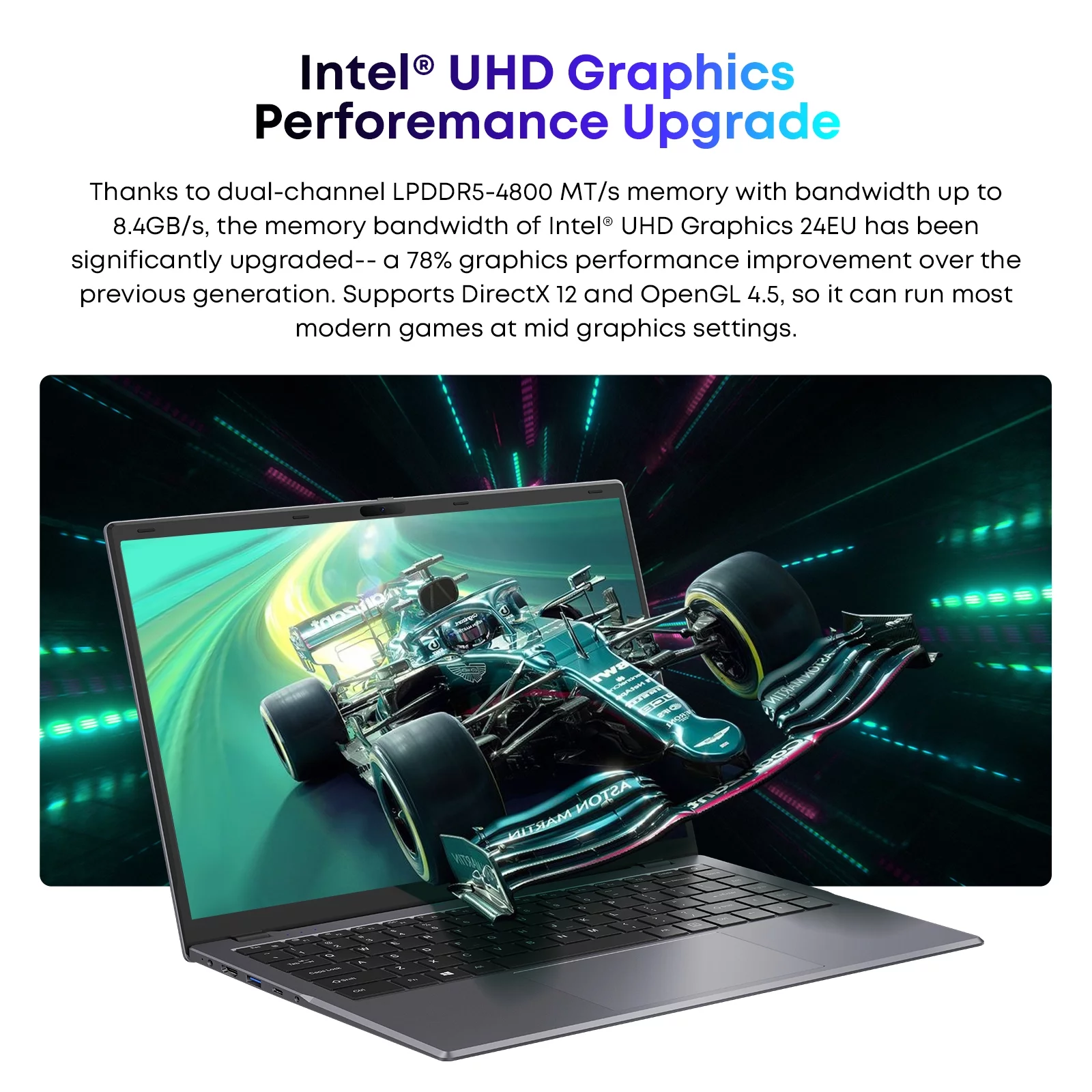 CHUWI GemiBook XPro 14" Laptop,256GB SSD 8GB RAM,12th Gen Intel Alder Lake N100(Up to 3.4GHz),Windows 11 Notebook Gaming Computer