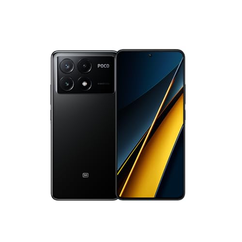 Xiaomi Poco X6 PRO 5G + 4G LTE Global Unlocked (512GB + 12GB) GSM 6.67" 64MP Triple Camera (Tmobile Mint Tello Global) + (Car Fast Car Dual Charger