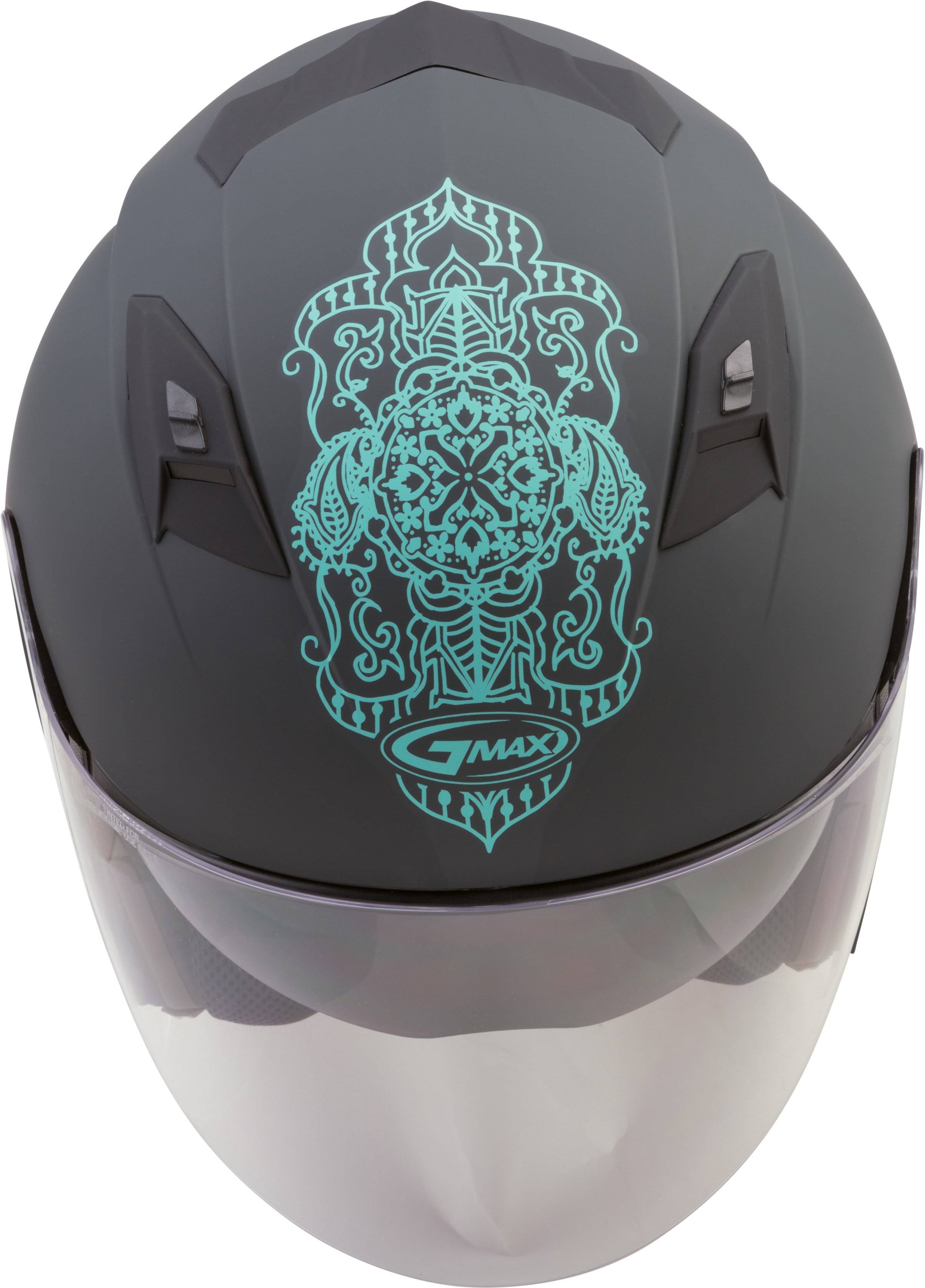 GMAX OF-77 Open-Face Eternal Helmet Black/Pink