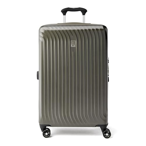 Travelpro Maxlite Air Hardside Expandable Carry on Luggage, 8 Spinner Wheels, Lightweight Hard Shell Polycarbonate Suitcase, Shadow Grey