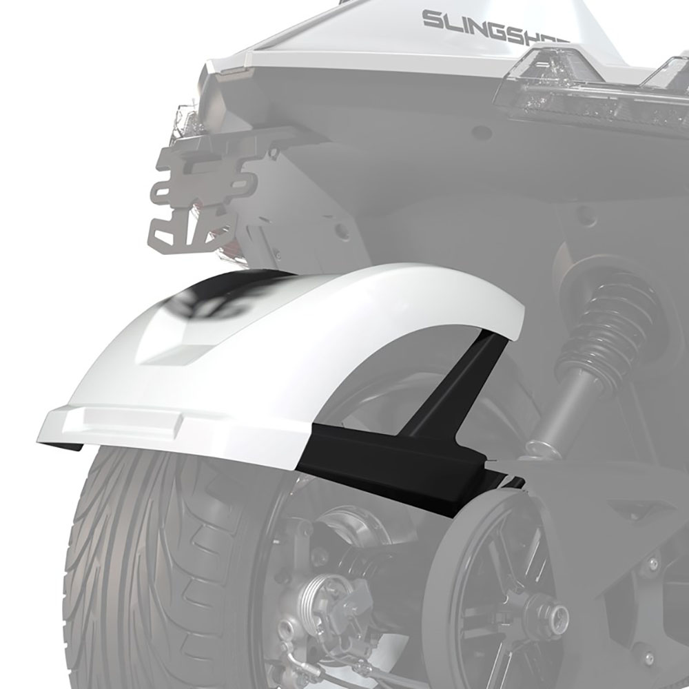 Slingshot 2883847-599 Polaris White Lightning Rear 305mm Fender 2020-2021 SL R GT
