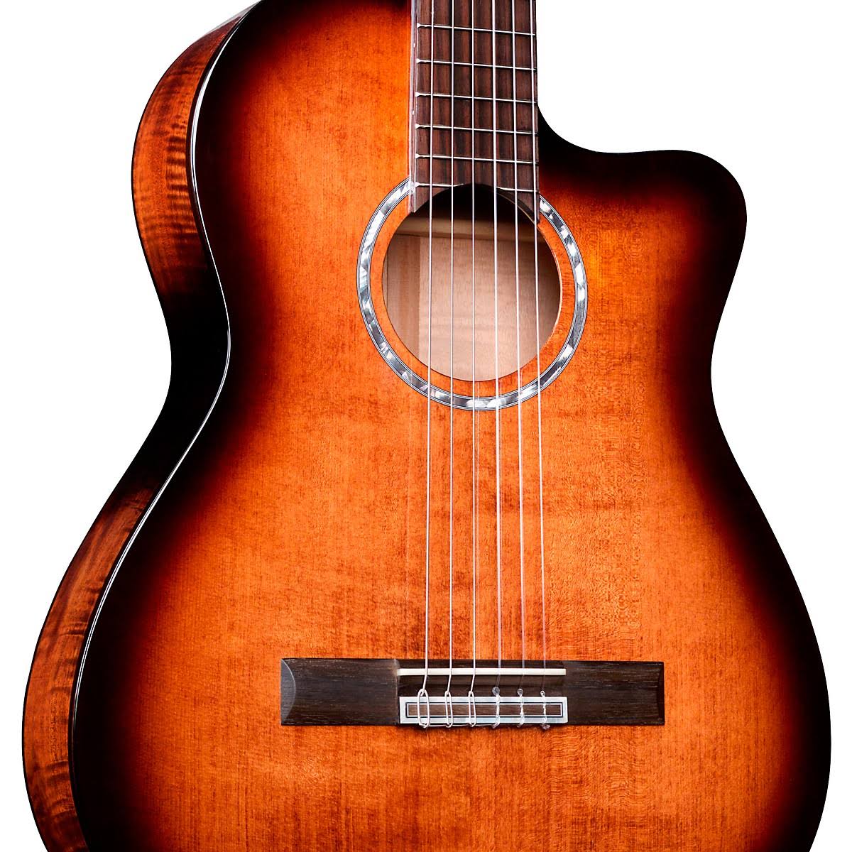 Cordoba Fusion 5 Acoustic-Electric Classical Guitar Ember Burst