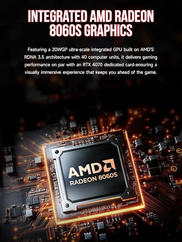 GMKtec EVO-X2 AI Mini PC AMD Ryzen Al Max+ 395 (up to 5.1GHz) Mini Gaming Computers, 64GB LPDDR5X 8000MHz (8GB*8) 1TB PCIe 4.0 SSD