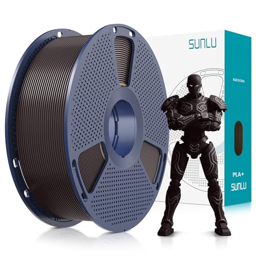 SUNLU 3D Printer Filament Bundle, PLA Plus Filament 10KG 1.75mm, Neatly Wound Filament for Most 3D Printer, 10 Colors, 1kg Spool