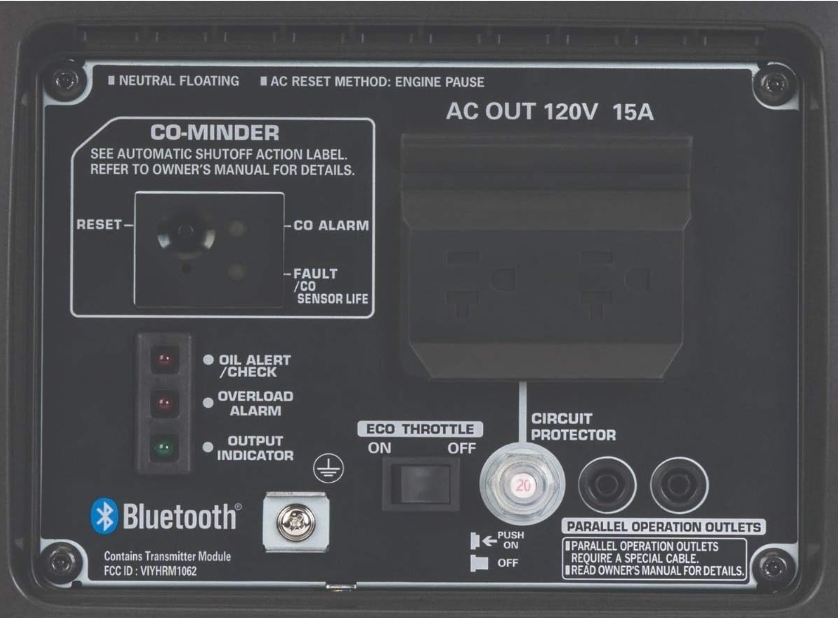 Honda EU2200ITAN 2200-Watt 120-Volt Super Quiet Portble Inverter Generator w
