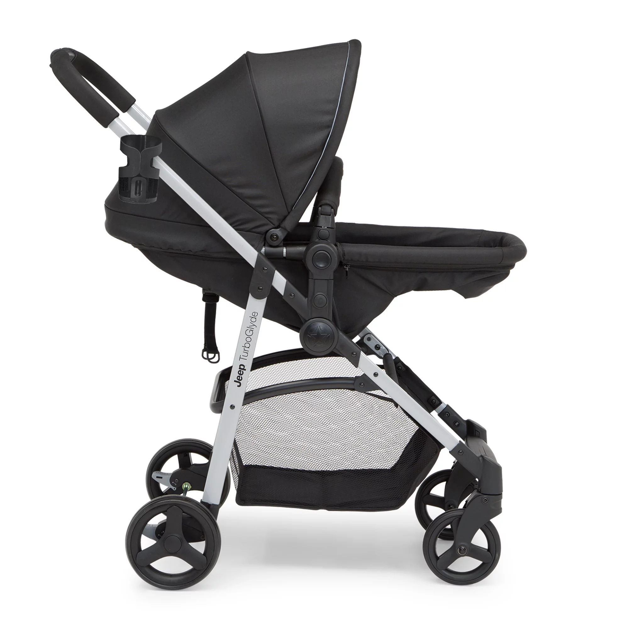 Jeep TurboGlyde 3-in-1 Stroller by Delta Children, Black