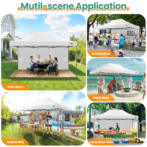 COBIZI 13x26 Pop Up Tent 13x26 Canopy with Sidewalls Heavy Duty Canopy Party Tent for Parties