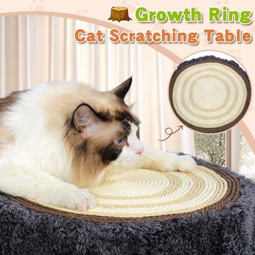 Super Large Cat Tree for Indoor Cats, All-in-One Tall Cats Tower with Scratching Post