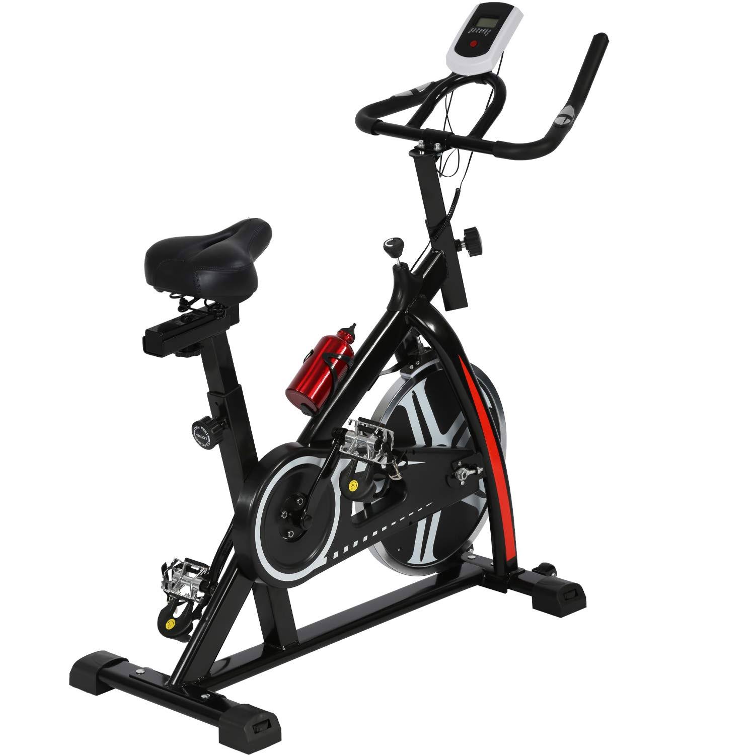Black Bicycle Cycling Fitness Exercise Stationary Bike Cardio Home in
