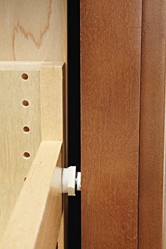 Rev-A-Shelf 448KB-BCSC-11C 11 Inch Base Pullout Kitchen Cabinet Organizer with 2 Universal Knife Blocks and Stainless Steel Utensil Storage Bin