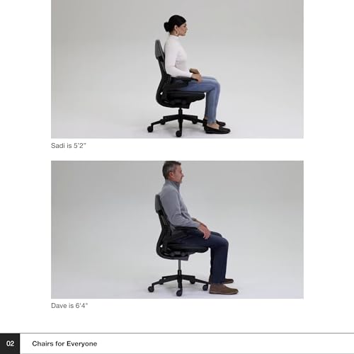 Steelcase Gesture Office Chair - Ergonomic Work Chair with Wheels for Carpet - Comfortable - Intuitive-to-Adjust for Desk - 360-Degree Arms