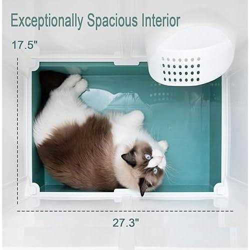 PeTraum Extra Large Jumbo Cat Litter Box TIGO-X V2.0 - Pet Supplies online store