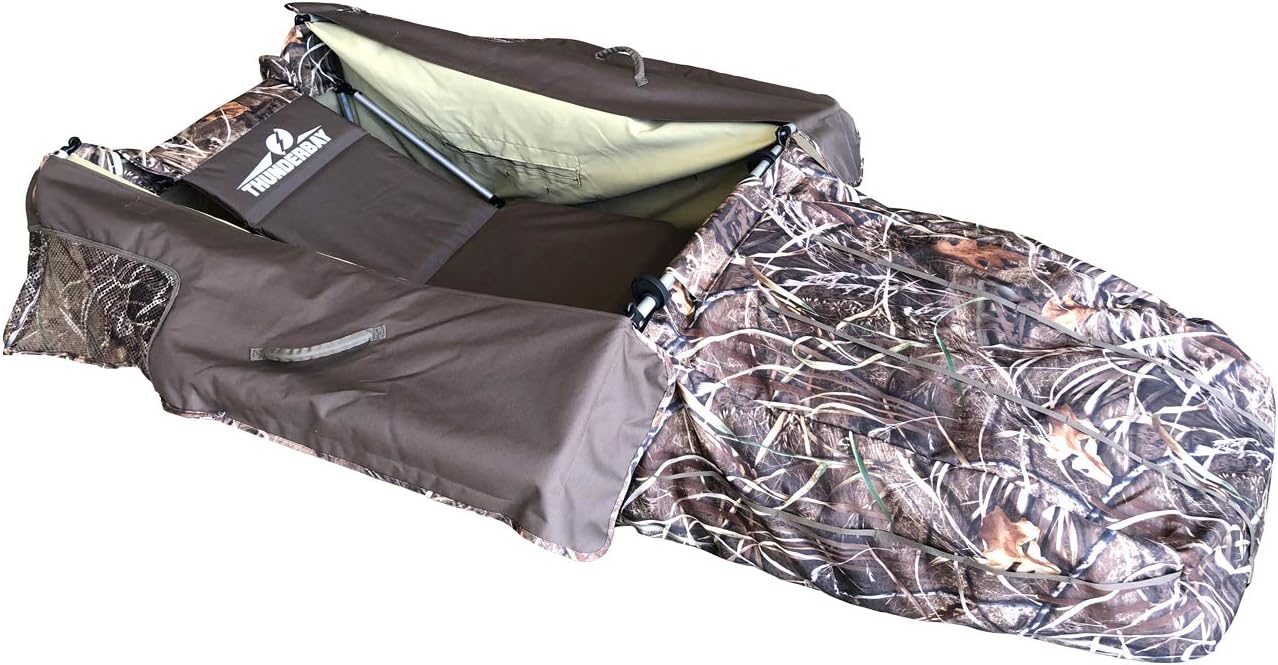 THUNDERBAY Band Collector Foldable Layout Blind, 600D Polyester Hunting Blind for Duck Hunting, 82" Long 27" Wide 17.5" Tall