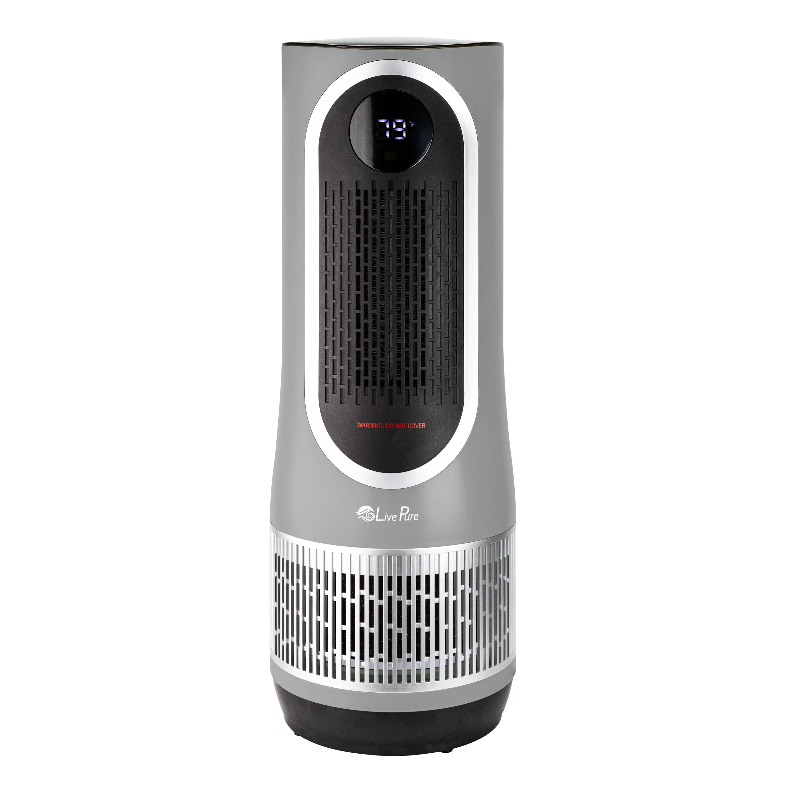 LP500APHTR Livepure 2 in 1 Clean Heat Air Purifier & Heater (12 x 11.5 x 11.5 in) - Compact Design