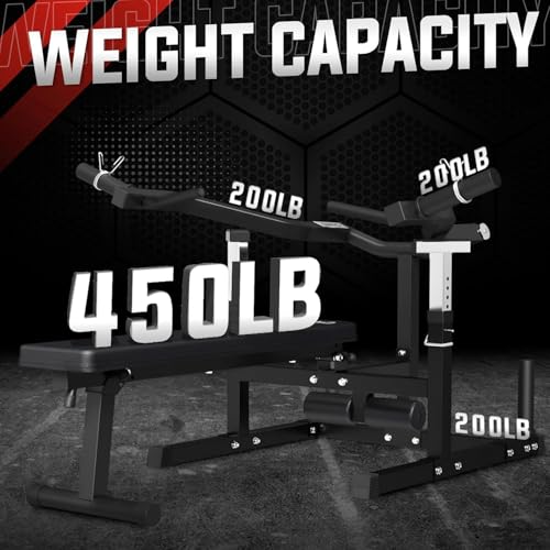 GMWD Chest Press Machine, 1050LBS Bench Press Machine with Independent Converging Arms, Adjustable Flat Incline Bench for Chest, AB Workouts