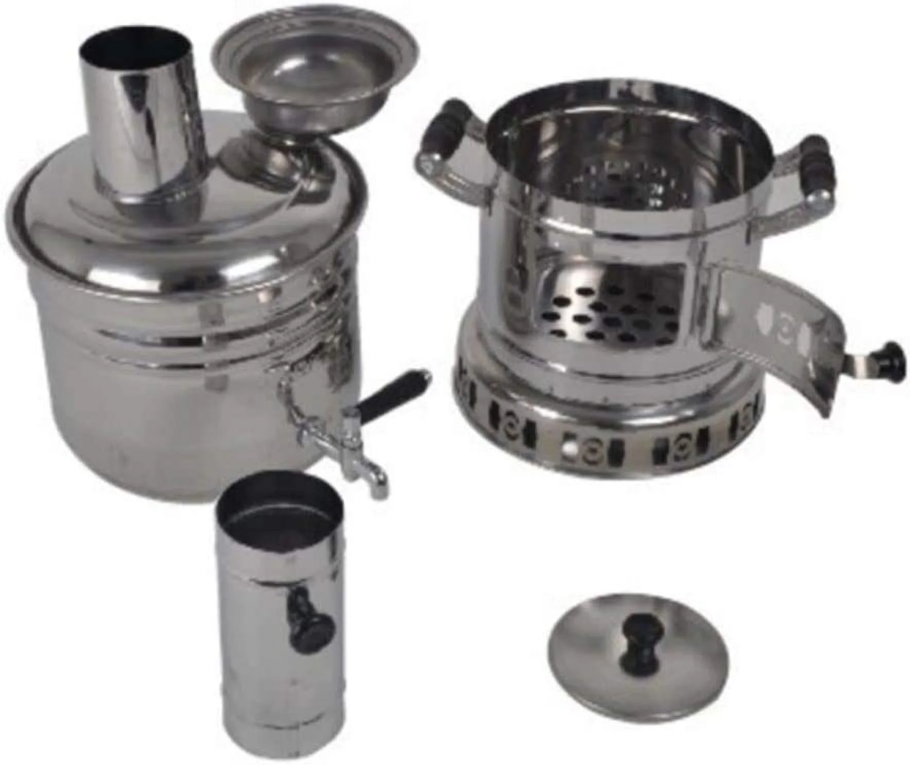 Samovar Energy Water Heater 4L /150 Oz Semaver Samavar Boat Camping Hiking Hunting Yachting Tea Kettle (4 LT)