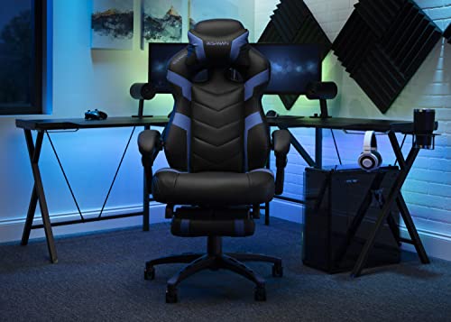 RESPAWN 110 Pro Gaming Chair - Gaming Chair with Footrest, Reclining Gaming Chair, Video Gaming Computer Desk Chair, Adjustable Desk Chair