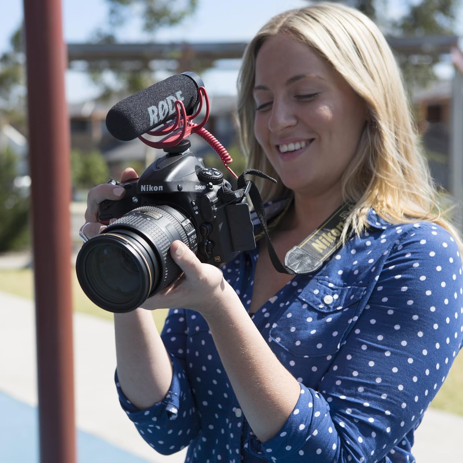 Rode VideoMic GO Lightweight On-Camera Microphone with Integrated Rycote Shockmount