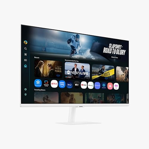 Samsung 43&rdquo; Smart Monitor M7 (M70F) 4K UHD Display, Samsung Vision AI, Smart TV Apps, Gaming Hub, USB-C, HDMI and USB-A, Black, LS43FM702UNXZA