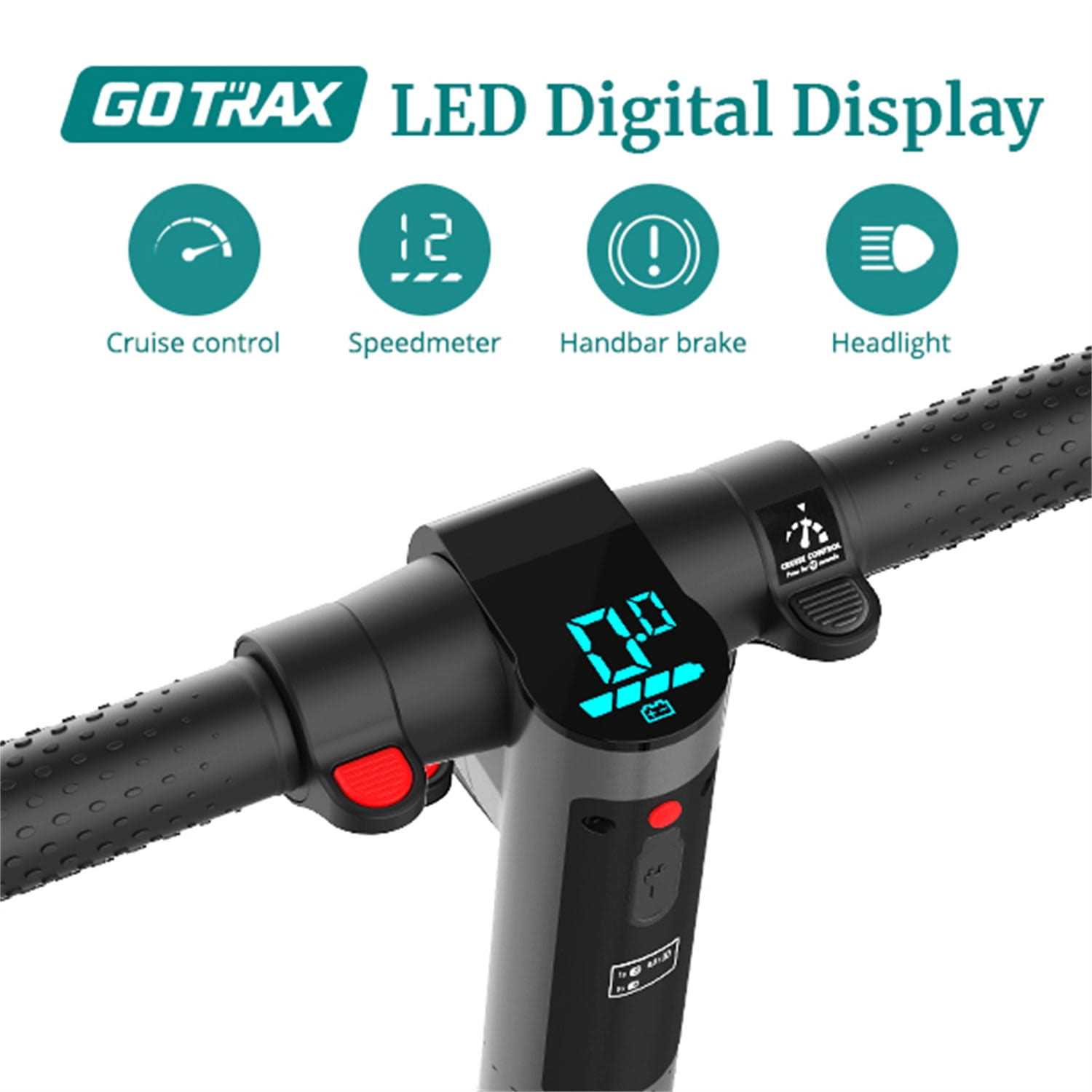 Gotrax G2Plus Foldable Electric Scooter for Adult Teens Age of 8+ with 6 Tires - Sports Supplies Online Store