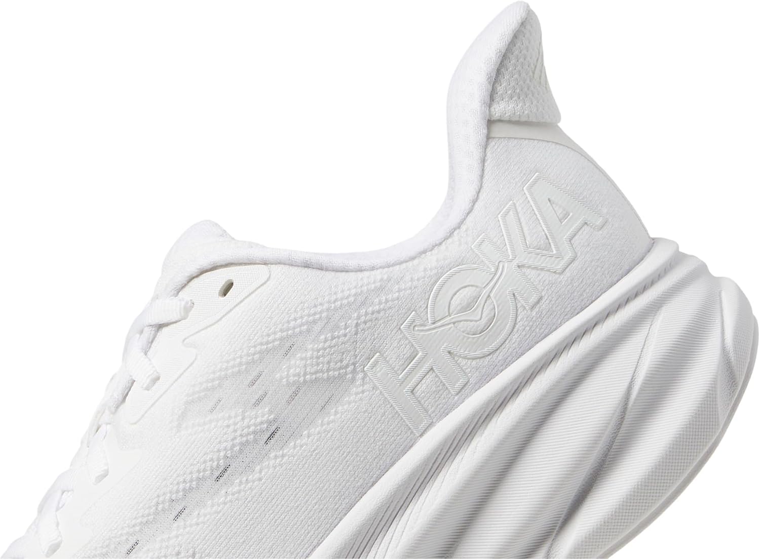 Hoka Women's Clifton 9 Sneaker, White/White, 6 Wide