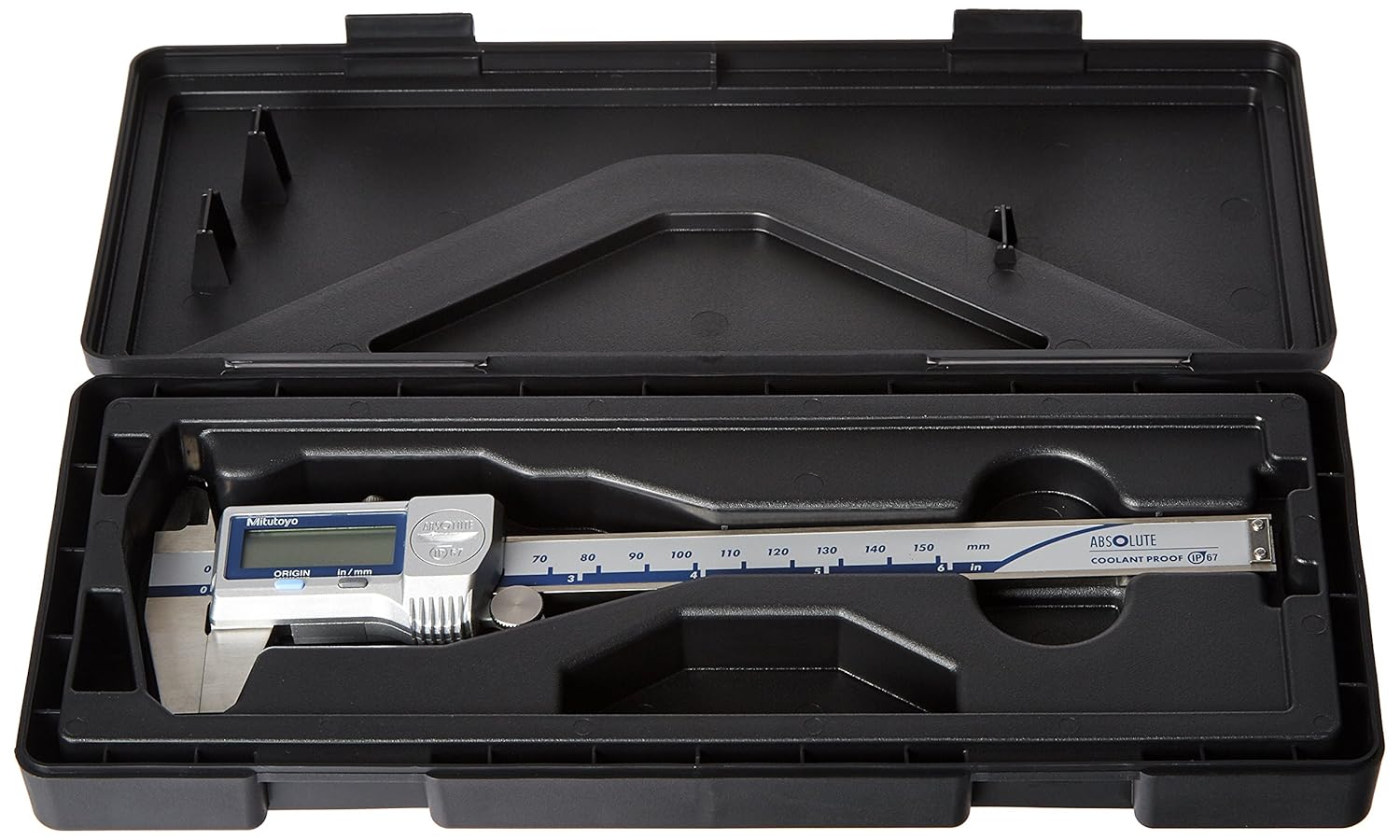 Mitutoyo 500-752-20, Coolant Proof Digimatic Caliper, 0-6, IP67, 0005 0/01 mm No SPC