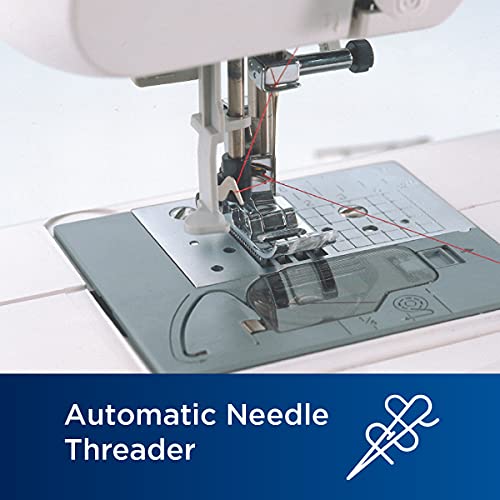 Brother Sewing and Quilting Machine, Computerized, 165 Built-in Stitches, LCD Display, Wide Table, 8 Included Presser Feet, White, 20x12x17