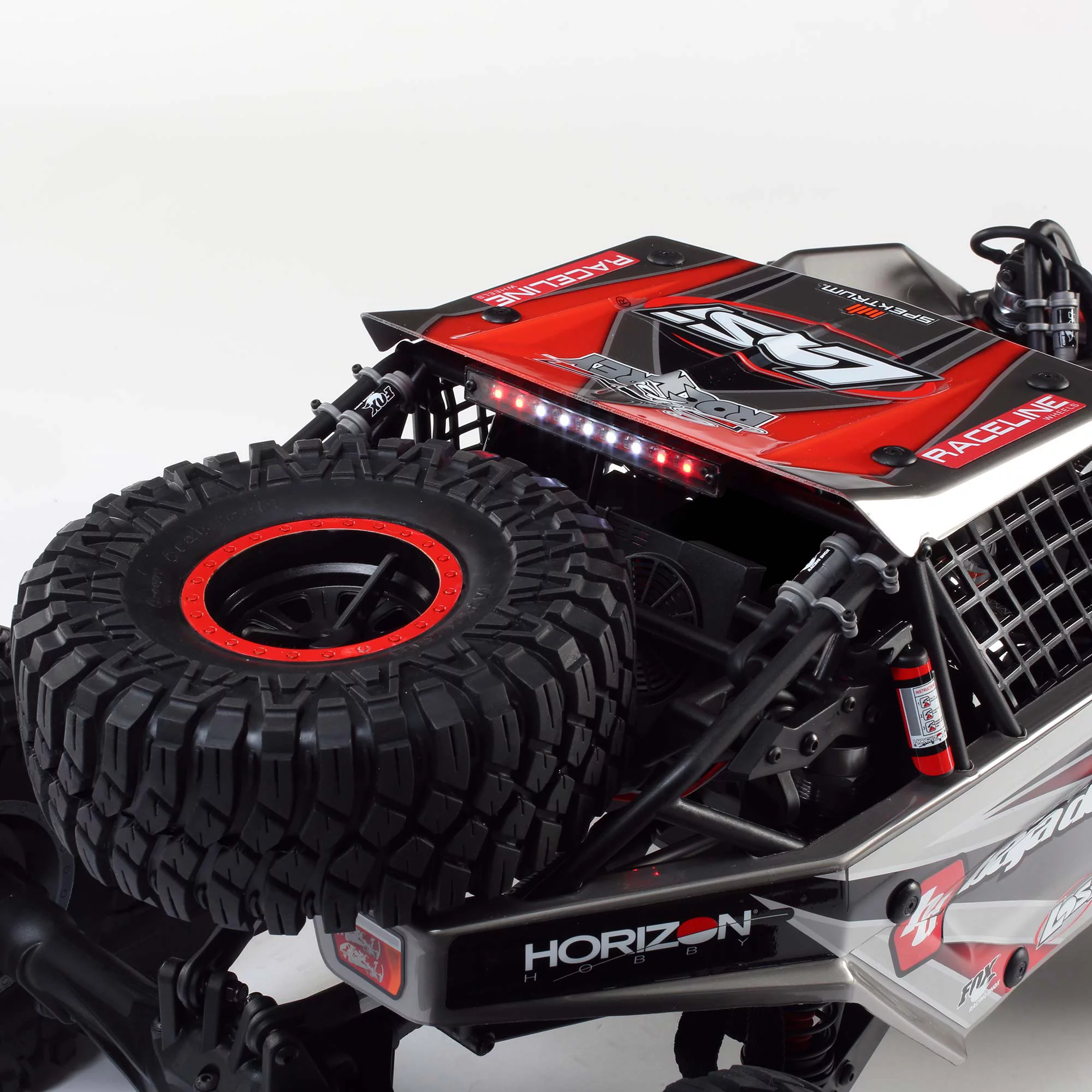 Losi RC Truck 1/6 Super Rock Rey V2 4 Wheel Drive Brushless Rock Racer RTR Battery and Charger Not Included Gray LOS05016V2T2 Cars Electric Kit Other