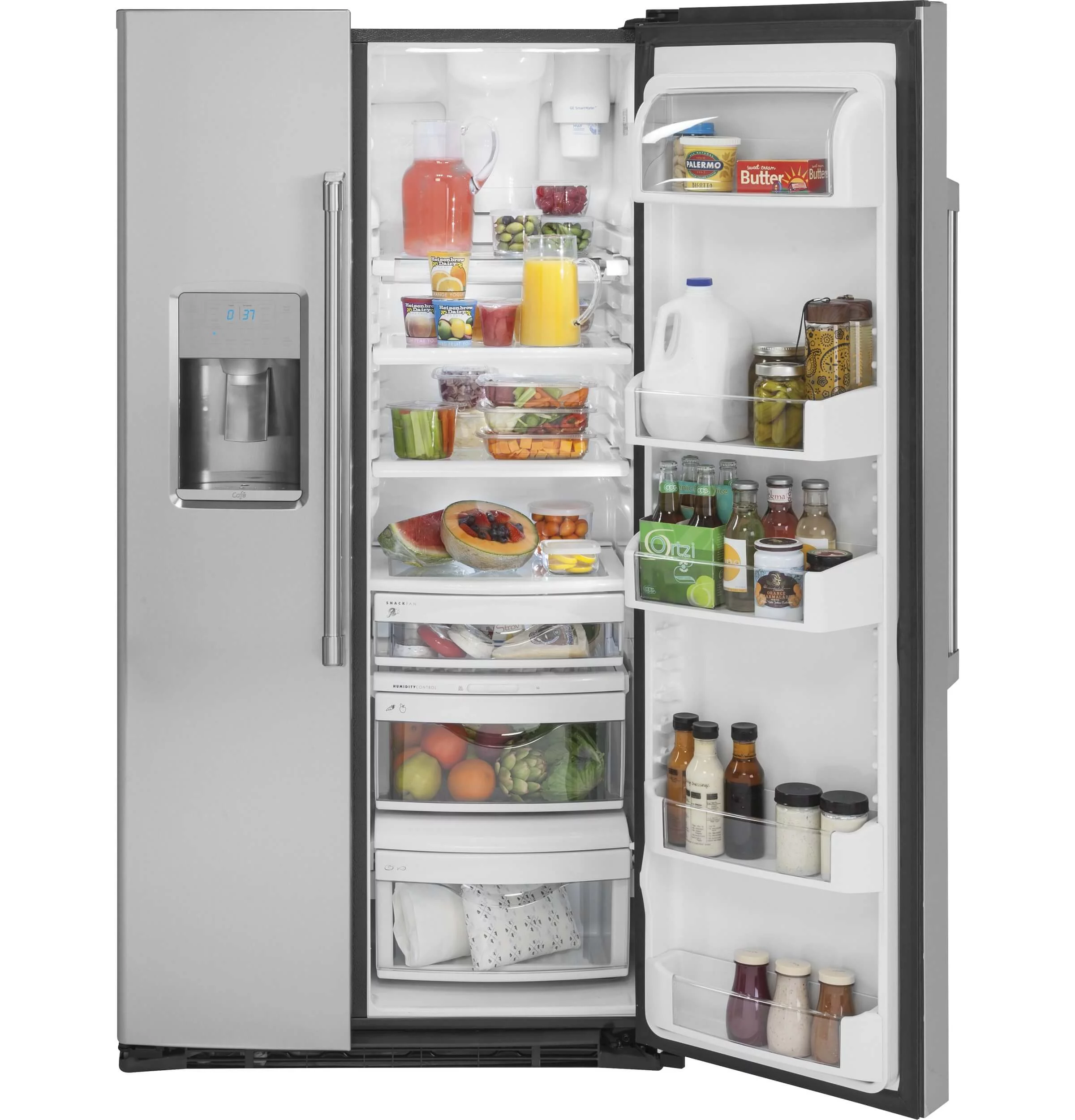 Café CZS22MSKSS 22 Cu. Ft. Stainless Counter-Depth Side-by-Side Refrigerator