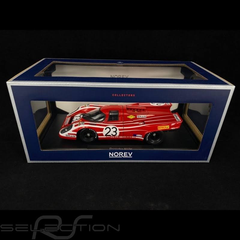 Porsche 917k #23 Hans Herrmann - Richard Attwood Winners 24 Hours of Le Mans (1970) 1/18 Diecast Model Car by Norev 187586