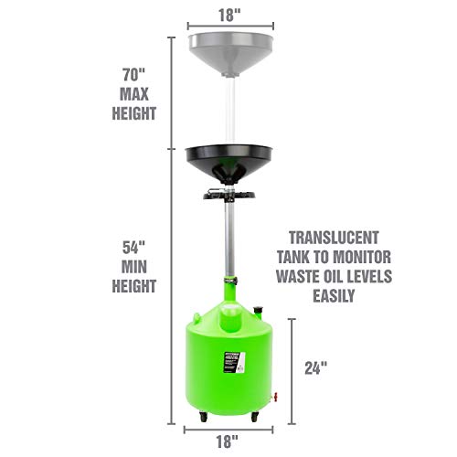 OEMTOOLS Upright Portable Oil Drain